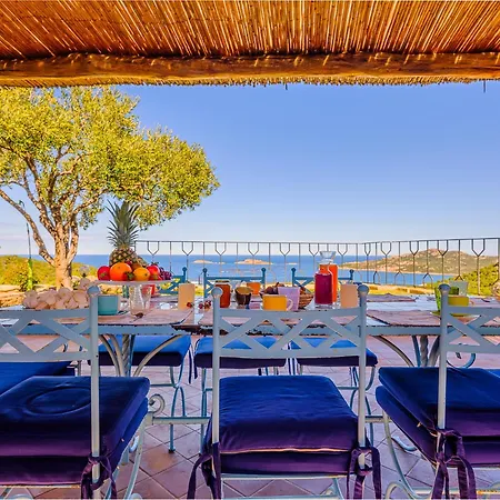 Sardinia Family - Carmen With Sea View And Pool فيلة بورتو كيرفو